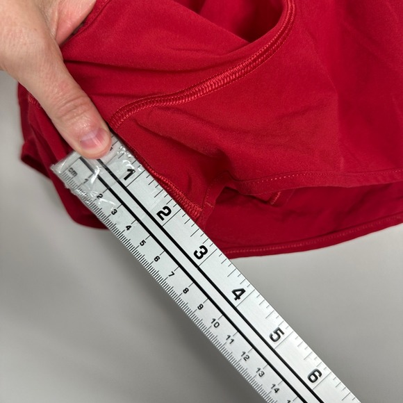 Lululemon Hotty Hot Shorts Dark Red Womens Size 4 Swift Running Athletic‎ W7AUSR - Picture 16 of 16